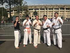 Karate performance, 2018